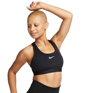 Nike Swoosh Medium Support Padded Raceback Sports Bra Women 1X - NWT